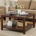 Wrought Studio™ Crown Heights Coffee Table Wood in Brown | 18 H x 30 W x 30 D in | Wayfair VKGL4310 30406184