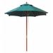 ZORO SELECT 45MV57 Market Umbrella, 7 ft., Forest Green