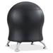 Safco (R) Zenergy Exercise Ball Chair, 23in.H x 22 1 - 2in.W x 22 1 - 2in.D, Black