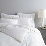 Pine Cone Hill Classic Ruffle 200 Thread Count Sheet Set 100% cotton in White | 108 H x 108 W in | Wayfair SCSK