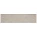 Daltile Florentine 12" x 3" Porcelain Bullnose Tile Trim in Argento Porcelain, Ceramic in Gray | 0.375 D in | Wayfair FL08S43C9F