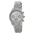 AUGUST STEINER Multifunction Women's Watch - 3 Subdials Day, Date and GMT - Coin Edged Bezel On Stainless Steel Bracelet - AS8103