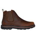 Skechers Men's Relaxed Fit: Segment - Dorton Boots | Size 8.5 | Brown | Leather/Synthetic