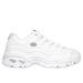 Skechers Women's Energy Sneaker | Size 7.0 Wide | White | Leather/Synthetic/Textile