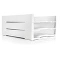 SIGEL SA107 Letter Tray, 26.8 x 5 x 33.3 cm, White, 3 Pieces