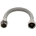 Certified Appliances Braided Stainless Steel Water-Inlet Connector Stainless Steel in Gray | 1.15 H x 2 W x 12.1 D in | Wayfair WI12SSFM