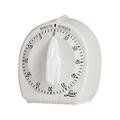 LUX Mute Minder Mechanical Kitchen Timer in White | 6.8 H x 4.5 W x 2.5 D in | Wayfair CP2428-59