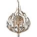 Varaluz Bask 19" High Gold Dust 2-Light Wall Sconce