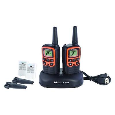 MIDLAND RADIO T51VP3 Portable Two Way Radio,0.5W,28 mi.,8 hr.