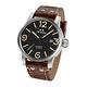TW Steel Maverick Unisex Automatic Watch with Black Dial Analogue Display and Brown Leather Strap MS5
