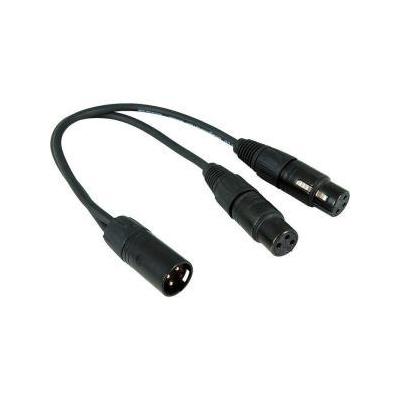 Pro Co Sound XLR Male To XLR Female Cable Adapter - 1 ft