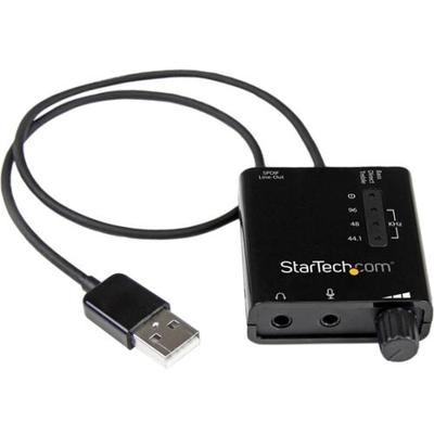 StarTech USB Stereo Audio Adapter External Sound Card with SPDIF Digital Audio (VT1630A - USB 2.0 -