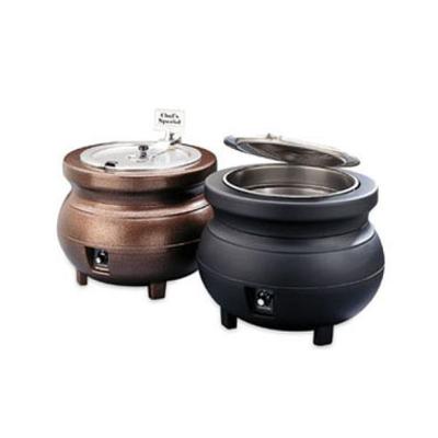 Vollrath 72176 Cayenne Colonial 11 qt. Copper Soup Kettle Rethermalizer - 120V, 900W