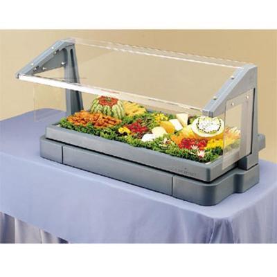 Cambro Black Cambro BBR480110 4' Buffet / Salad Bar with Sneeze Guard
