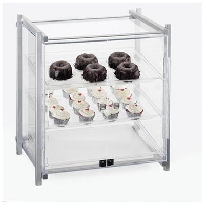 Cal-Mil 20.5W x 17D x 21.875H One by One Self Serve Display Case Silver 1 Ct
