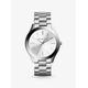 Michael Kors Slim Runway Silver-Tone Watch Silver One Size