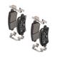 ATE Bremsbelagsatz, Scheibenbremse Ceramic hinten rechts links mit Zubehör für VAUXHALL SAAB OPEL CHEVROLET 1605366 1605179 13237766 13.0470-2755.2