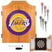 Trademark Global NBA Licensed Dart Board Cabinet Set