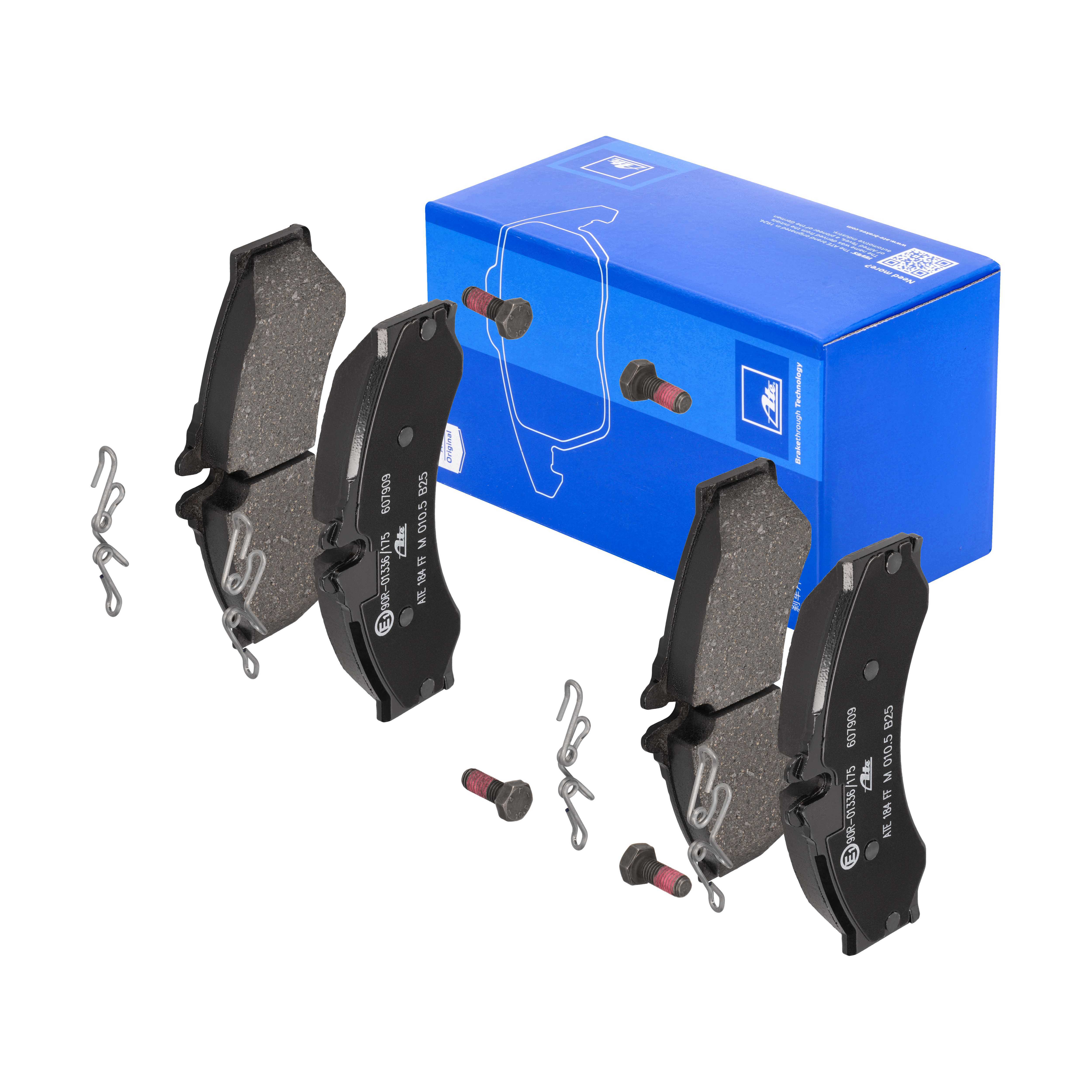 ATE Bremsbelagsatz, Scheibenbremse 13.0460-7909.2 vorne rechts links mit Zubehör für MERCEDES-BENZ CHRYSLER VAG 0044202420 A0044201520 A0024204120 Image