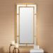 Benedict Gold 20" x 40" Rectangle Wall Mirror