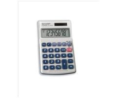 Sharp EL-240SAB Simple Calculator (8 Characters - LCD - Solar, Battery Powered - 17.0 mm x 71.0 mm x