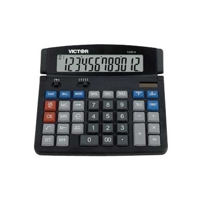 Victor 1200-4 Business Desktop Calculator 12-Digit LCD