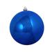 Northlight Seasonal Shatterproof Christmas Ball Ornament 4" Plastic in Blue | 4 H x 4 W x 4 D in | Wayfair 31755224