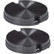 SPARES2GO Carbon Charcoal Filters for Ignis Cooker Hood Vent Extractor (Pack of 2, 195mm x 33mm)