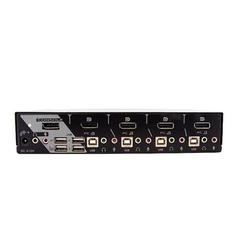 StarTech 4 Port USB DisplayPort KVM Switch with Audio