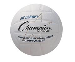 Champion Sports VB2 VB Pro Comp Official Size and Weight Volleyball in White VB2