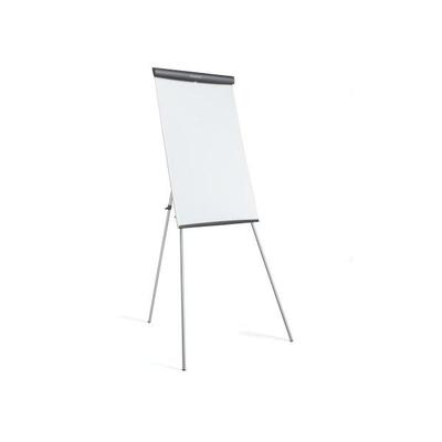 Quartet Melamine Presentation Easel, Whiteboard/Flipchart, 3' x 2', Gray Frame, ET32EU