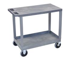 Luxor Luxor EC21HD 18" x 32" Cart with 1 Tub/1 Flat Shelf