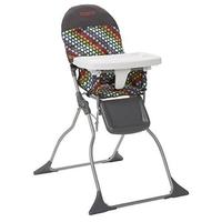 Dorel Juvenile Group Cosco Simple Fold High Chair, Rainbow Dots