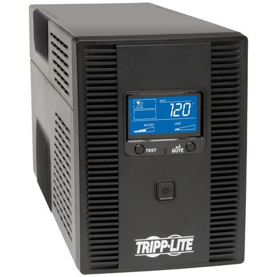 TRIPP Lite SMART1500LCDT 1500VA UPS Smart LCD Tower Battery Back Up 120V AVR Coax RJ45 (1.6Minute Fu