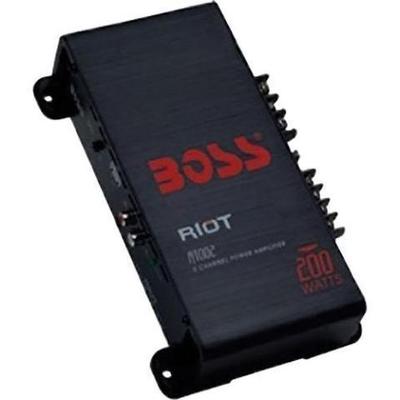 Boss Gloves Riot R1002 Car Amplifier - 100 W RMS - 200 W PMPO - 2 Channel - Class AB (Bridgeable - 9