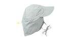 iPlay Solid Flap Sun Protection Hat for Unisex (0-6 Months, Newborn, Grey)