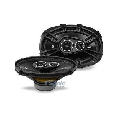 Kicker 2) New Kicker 43DSC69304 D-Series 6x9" 360 Watt 3-Way Car Audio Coaxial Speakers
