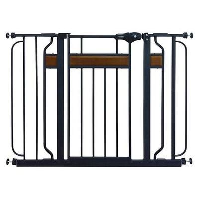 Regalo Home Accents Extra Wide Gate with Hardwood