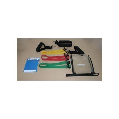 Cando 10-3230 Adjustable Exercise Band Kit 5 Band Yellow Red Green Blue Black