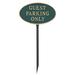 Montague Metal Products Inc. Guest Parking Only Statement Garden Sign Metal | 6 H x 10 W x 0.25 D in | Wayfair SP-60sm-HGG-LS