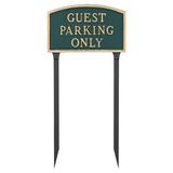 Montague Metal Products Inc. Guest Parking Only Statement Garden Sign Metal | 10 H x 15 W x 0.25 D in | Wayfair SP-61S-HGG-LS