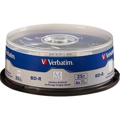 Verbatim M-Disc - 25 x BD-R - 25 GB 4x - spindle