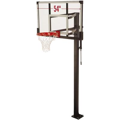 Lifetime Lifetime 90568 Tempered Glass 54-Inch In-Ground Basketball System Silver