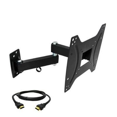 Supersonic MegaMounts Full Motion Wall Mount for 17-42 in. Displays with HDMI Cable