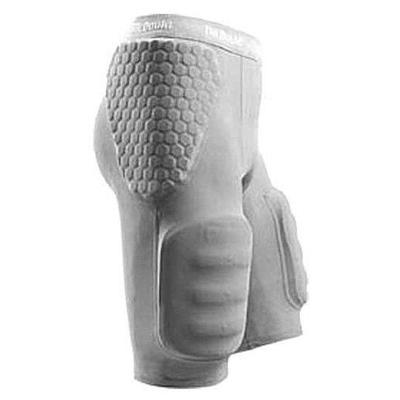 McDavid Pro Model Padded Football Shorts with Thigh Pockets (Gray, XX-Large)