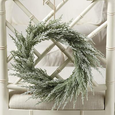 Wintry Cedar Petite Wreath - Ballard Designs