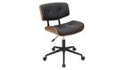 LumiSource Lombardi Office Chair in Walnut and Black