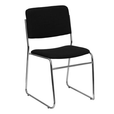 Flash Furniture Black Fabric High Density Stacking Chair ( xu-8700-chr-b-30-gg )