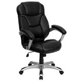 Flash Furniture Black Leather Office Chair screenshot. Chairs directory of Office Furniture.