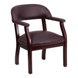 Flash Furniture Burgundy Leather Conference Chair screenshot. Chairs directory of Office Furniture.